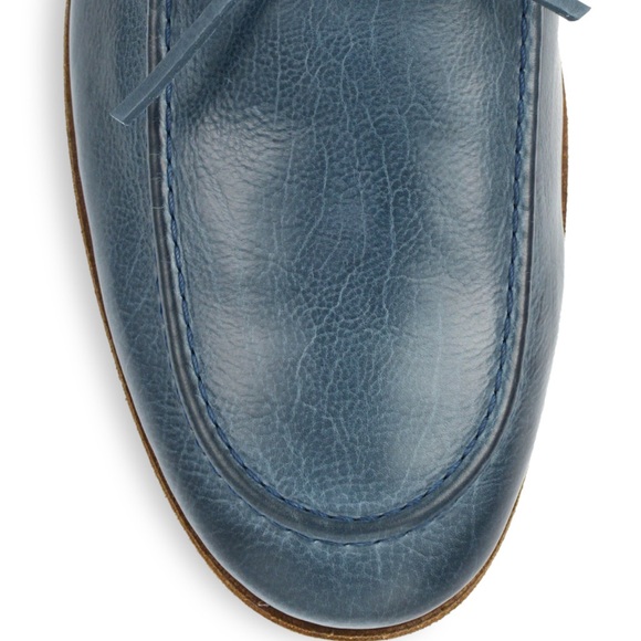 Tod’s Men’s Leather Tie Loafers Sz 5.5(Tod)/6.5US - Picture 2 of 15